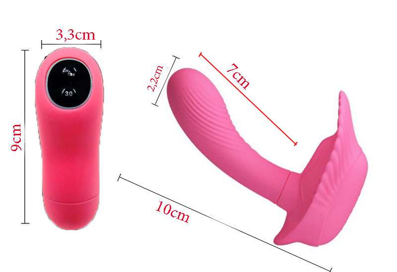 Số đo trứng rung Pretty Fancy Clamshell